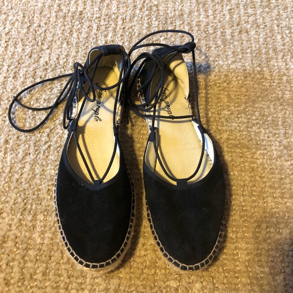 Free People Shoes - Black Free People Espadrilles Size 40